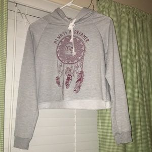 Rue 21 cropped hoodie